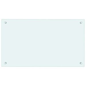 vidaXL Kuchyňsk&yacute; panel ml&eacute;čn&yacute; 70 x 40 cm tvrzen&eacute; sklo