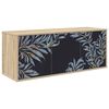 vidaXL N&aacute;stěnn&aacute; TV skř&iacute;ň DOKKUM 102 x 33 x 40 cm Dub sonoma