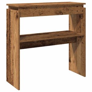 vidaXL Konzolov&yacute; stolek old wood 80 x 30 x 80 cm kompozitn&iacute; dřevo