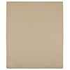 vidaXL Jersey prostěradla 2 ks taupe 180x200 cm bavlna