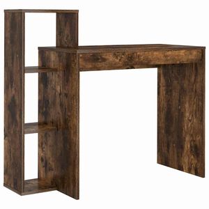 vidaXL Stůl Kouřov&yacute; dub Kompozitn&iacute; dřevo 100 x 40 x 90 cm