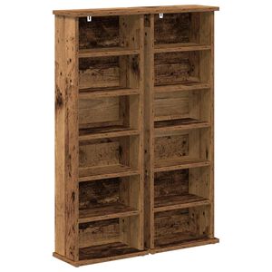 vidaXL CD skř&iacute;ň 2 ks Dubov&eacute; dřevo 60 x 17 x 92 cm Kompozitn&iacute; dřevo