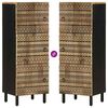 vidaXL Skř&iacute;ň highboard 40x33,5x110 cm masivn&iacute; hrub&eacute; mangovn&iacute;kov&eacute; dřevo