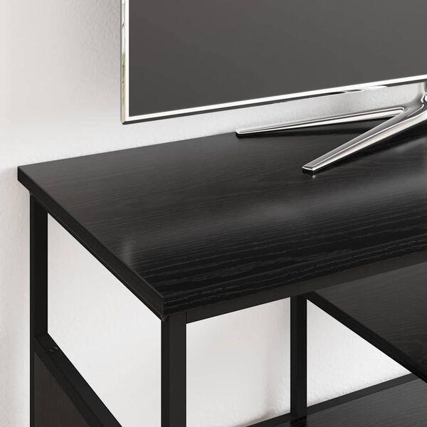 vidaXL Televizn&iacute; skř&iacute;ň Čern&yacute; dub 100 x 35 x 45 cm