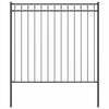 vidaXL Prvek plotu ASSEN &Scaron;ed&aacute; 170 x 200 cm Ocel