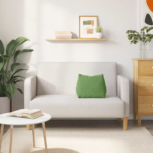 vidaXL Pol&scaron;t&aacute;ř na z&aacute;da Světl&aacute; zelen&aacute; 45 x 20 x 35 cm Žebrovan&aacute; l&aacute;tka