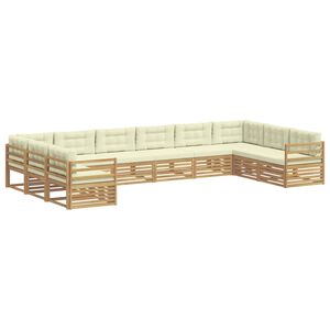 vidaXL Sedac&iacute; soupravy Masivn&iacute; ak&aacute;tov&eacute; dřevo