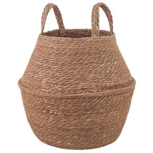 vidaXL Květin&aacute;č s &uacute;chyty Př&iacute;rodn&iacute; &Oslash; 22 x 20 cm 100% mořsk&aacute; tr&aacute;va