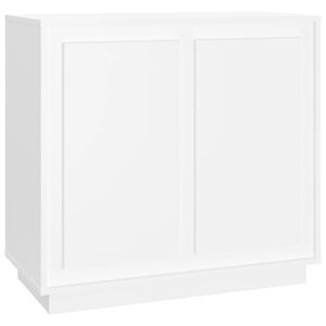 vidaXL Př&iacute;born&iacute;k b&iacute;l&yacute; 80 x 34 x 75 cm kompozitn&iacute; dřevo