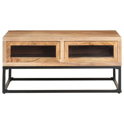 vidaXL Konferenční stolek 90 x 60 x 40 cm masivní akáciové dřevo