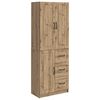 vidaXL Sada skř&iacute;něk 2 ks Dub artisan Kompozitn&iacute; dřevo
