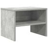 vidaXL Nočn&iacute; stolek betonově &scaron;ed&yacute; 40 x 30 x 30 cm kompozitn&iacute; dřevo