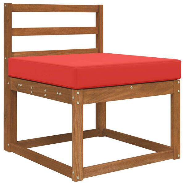 vidaXL Venkovn&iacute; pol&scaron;t&aacute;ř na pohovku Červen&aacute; 60 x 60 x 8 cm Polyester