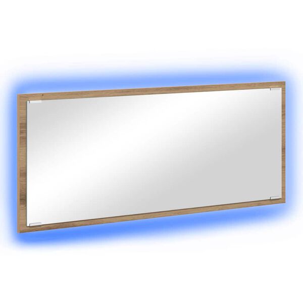 vidaXL Zrcadlo Artisanov&yacute; dub 90 x 8,5 x 37 cm kompozitn&iacute; dřevo