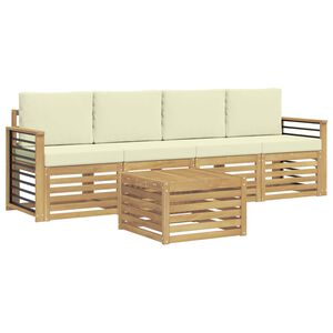 vidaXL Sedac&iacute; soupravy Masivn&iacute; ak&aacute;tov&eacute; dřevo