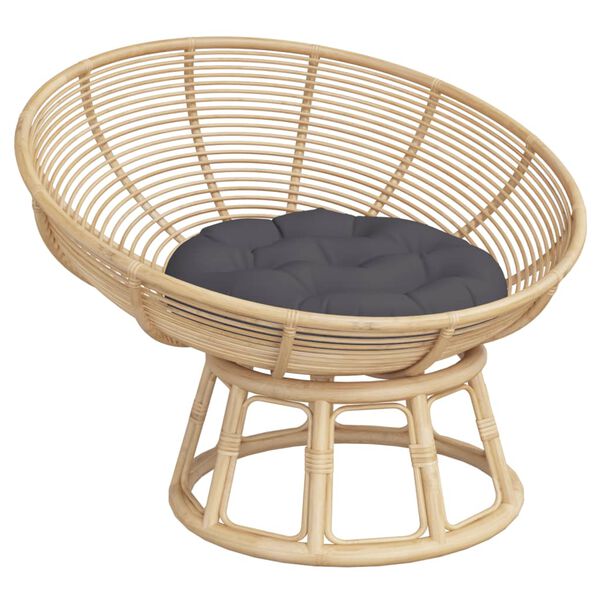 vidaXL Kulat&yacute; sed&aacute;k antracitov&yacute; &Oslash; 60 x 11 cm oxfordsk&aacute; tkanina