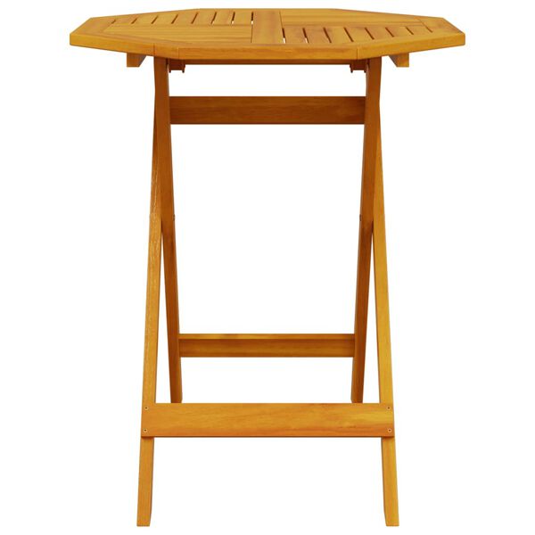 vidaXL 3d&iacute;ln&yacute; skl&aacute;dac&iacute; bistro set masivn&iacute; ak&aacute;ciov&eacute; dřevo