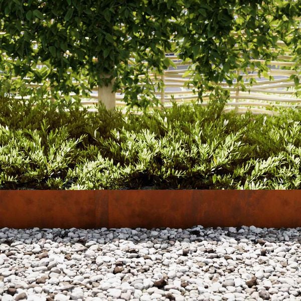 vidaXL Okraj tr&aacute;vn&iacute;ku 50 pcs Hněd&aacute; 100 x 0,05 x 20 cm