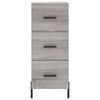 vidaXL Skř&iacute;ň highboard &scaron;ed&aacute; sonoma 34,5 x 34 x 180 cm kompozitn&iacute; dřevo