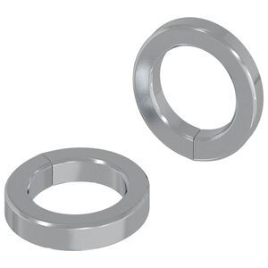 vidaXL Jarn&iacute; washer 2 ks B&iacute;l&aacute; 13 x 1 mm Železo