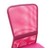 vidaXL Kancelářská židle růžová 44 x 52 x 100 cm síťovina textil