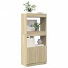 vidaXL Skř&iacute;ň highboard dub sonoma 63 x 33 x 140 cm kompozitn&iacute; dřevo