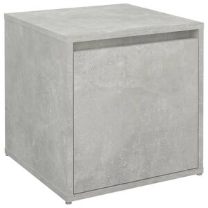 vidaXL &Uacute;ložn&yacute; box se z&aacute;suvkou betonově &scaron;ed&yacute; 40,5 x 40 x 40 cm kompozit