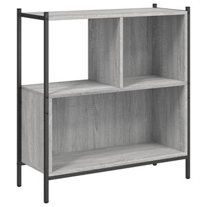 vidaXL Knihovna &scaron;ed&aacute; sonoma 72 x 28 x 77,5 cm kompozitn&iacute; dřevo