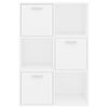 vidaXL Úložná skříňka bílá 60 x 29,5 x 90 cm dřevotříska