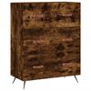 vidaXL Skř&iacute;ň highboard kouřov&yacute; dub 69,5 x 34 x 180 cm kompozitn&iacute; dřevo