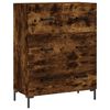vidaXL Skř&iacute;ň highboard kouřov&yacute; dub 69,5 x 34 x 180 cm kompozitn&iacute; dřevo