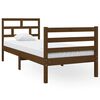 vidaXL R&aacute;m postele medově hněd&yacute; 75 x 190 cm Small Single masivn&iacute; dřevo
