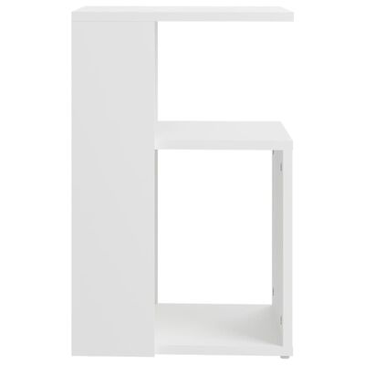 vidaXL Odkládací stolek bílý 36 x 30 x 56 cm dřevotříska