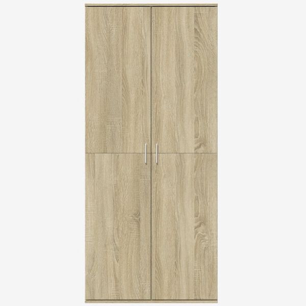 vidaXL Skř&iacute;ň highboard dub sonoma 80 x 35 x 180 cm kompozitn&iacute; dřevo