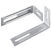vidaXL Protiskluzov&yacute; drž&aacute;k 2 Stř&iacute;brn&aacute; 74,5 x 15 x 32 mm Železo