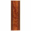 vidaXL Běhoun FLORNES Tkan&yacute; Oranžov&aacute; 67 cm x 150 cm PP 7 mm