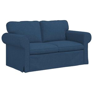 vidaXL Pohovka Modr&aacute; 155 x 82 x 80 cm textil