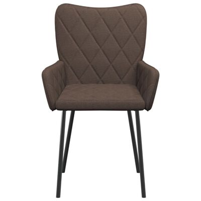 vidaXL Jídelní židle 2 ks taupe textil