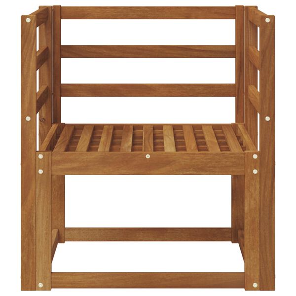 vidaXL Venkovn&iacute; pohovka Masivn&iacute; ak&aacute;tov&eacute; dřevo Př&iacute;rodn&iacute;