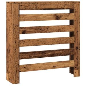 vidaXL Kryt na radi&aacute;tor old wood 78 x 20 x 82 cm kompozitn&iacute; dřevo