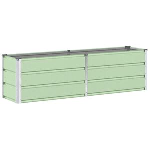 vidaXL Truhl&iacute;k Zelen&aacute; 160 x 40 x 45 cm Ocel