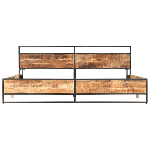 vidaXL R&aacute;m postele masivn&iacute; hrub&eacute; mangovn&iacute;kov&eacute; dřevo 200 x 200 cm