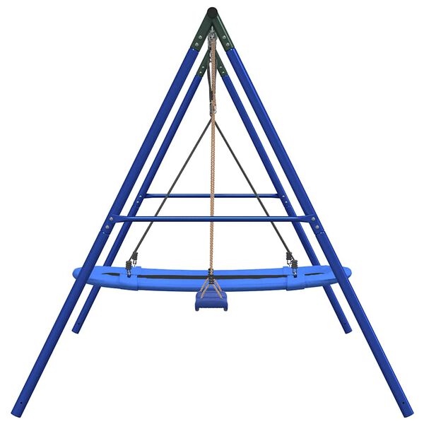 vidaXL Zahradn&iacute; houpac&iacute; set s houpačkou a houpac&iacute;m hn&iacute;zdem