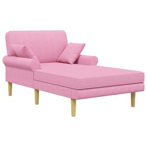 vidaXL Leno&scaron;ka Růžov&aacute; Textil