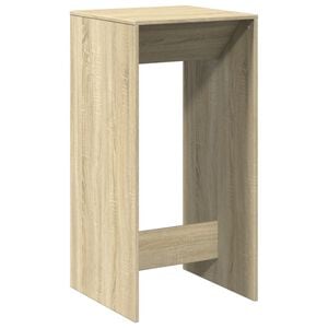 vidaXL Barov&yacute; stůl dub sonoma 51 x 50 x 103,5 cm kompozitn&iacute; dřevo
