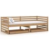 vidaXL Denn&iacute; postel se z&aacute;suvkami 90x200 cm medov&aacute; masivn&iacute; borov&eacute; dřevo