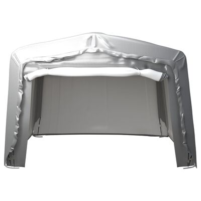 vidaXL Úložný stan 370 x 370 cm ocelově šedý