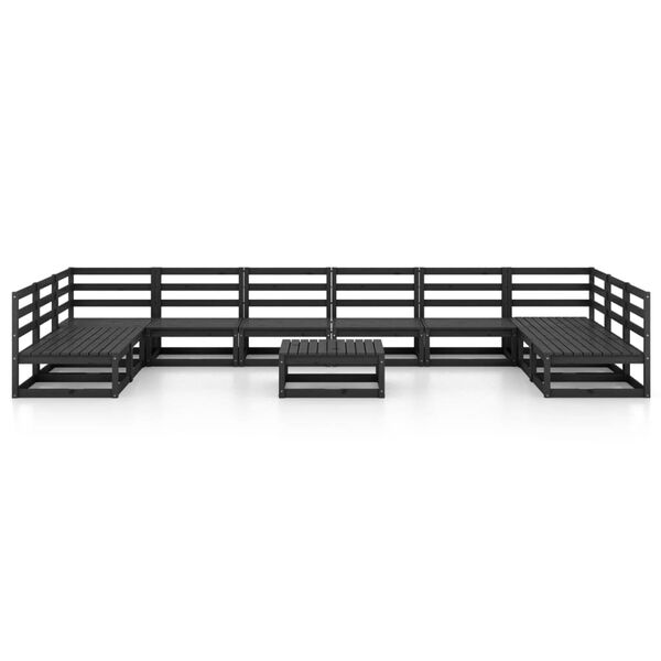 vidaXL 11dílná zahradní sedací souprava masivní borovice