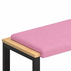 vidaXL Pol&scaron;t&aacute;ř na lavici Textil Růžov&aacute; Hloubka 35 cm