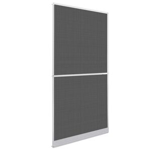 vidaXL Dveřn&iacute; hmyzov&aacute; s&iacute;ť B&iacute;l&aacute; a čern&aacute; 100 x 215 cm